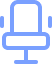 Reserve desks, rooms and shared spaces icon