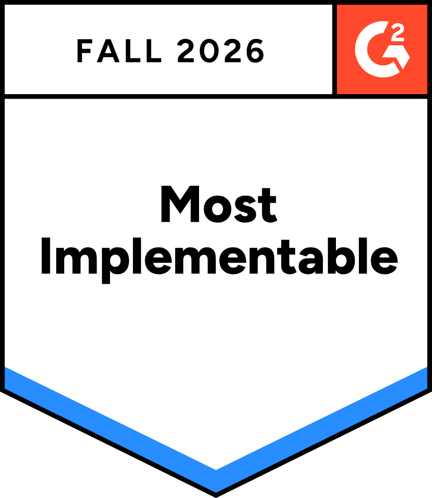 G2 Fall 2026 — Most Implementable