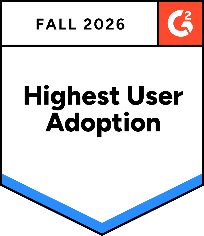 G2 Summer 2026 — Highest User adoption Asset performance management