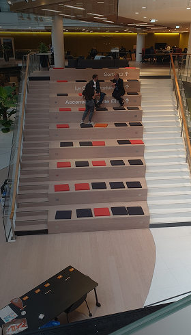 Office staircase interior