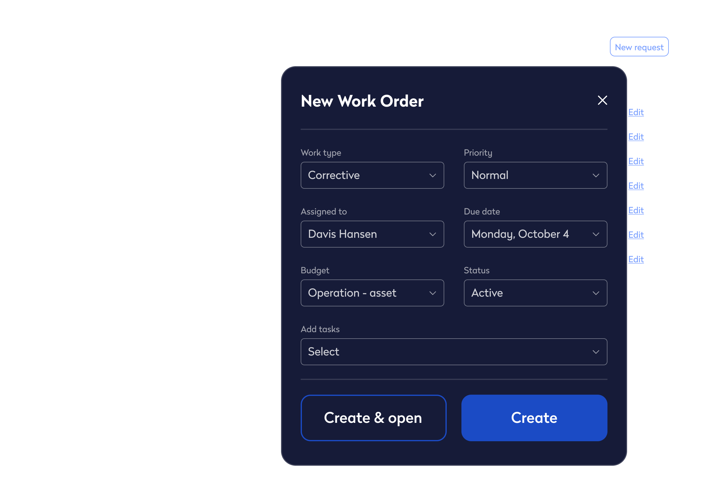 Keep service work on track