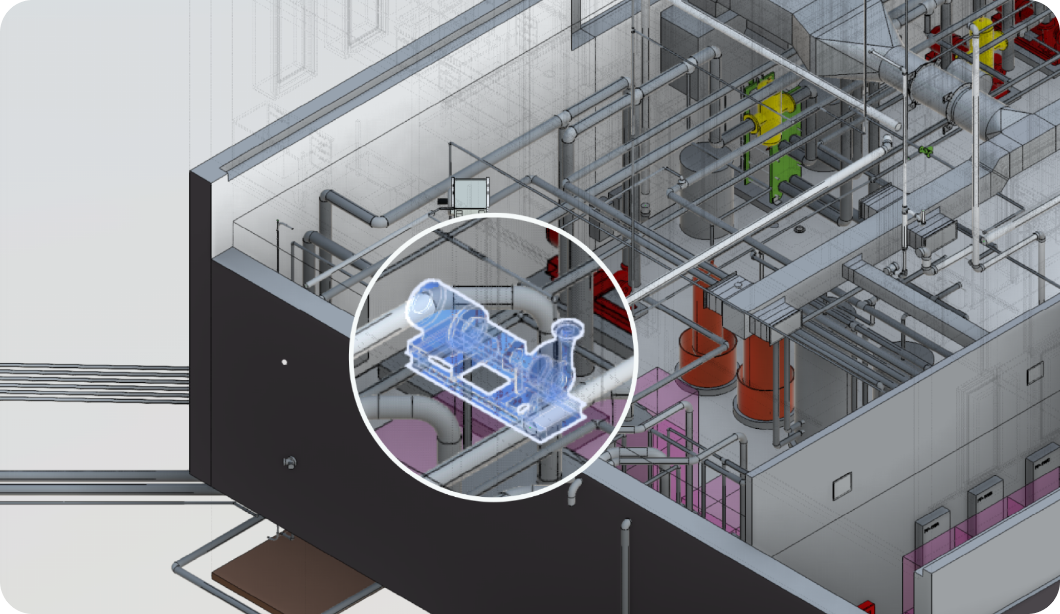 Connected building data — 3D BIM building model