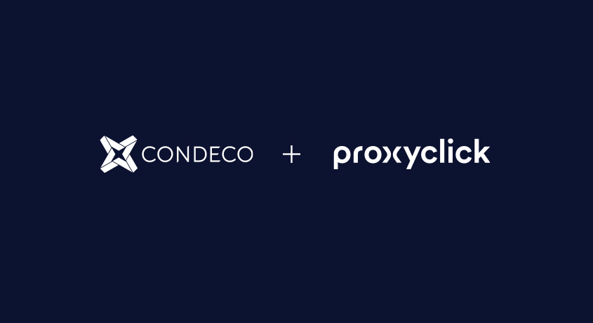 Condeco acquires Proxyclick to better address the urgent need for businesses to safely reconnect people in the workplace