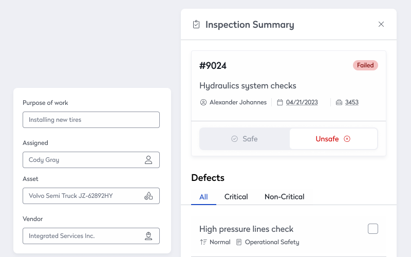 connected inspections examples