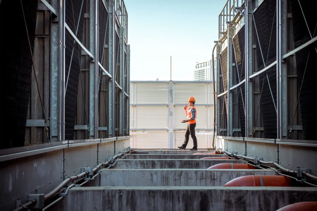 Industry-engineer-checking-the-cooler